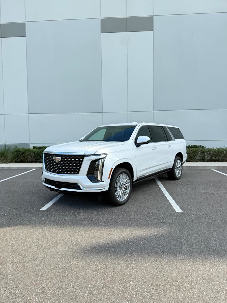 Cadillac Escalade ESV 2025 · red interior — photo 1 of 11